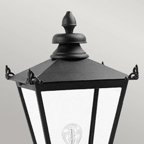 Elstead klasszikus kültéri állólámpa wilmslow fekete átlátszó elswsln1-black