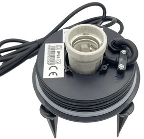 Kültéri dekoratív lámpatest LUMISTONE 1xE27/15W/230V IP65 átm. 31,8 cm