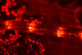 NEXOS Fénykábel 240 LED Piros 10 m