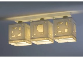Dalber 63233NE - Gyerek mennyezeti lámpa MOONLIGHT 3xE27/60W/230V