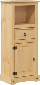 vidaXL Corona tömör fenyőfa fürdőszobaszekrény 45 x 33 x 110 cm