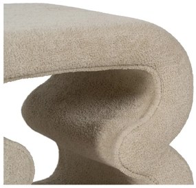 Bézs buklé puff – Ixia