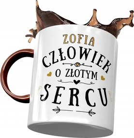 Bordó bögre Zsófi Barátnőinek Ajándék Nyomtatott Fotóval