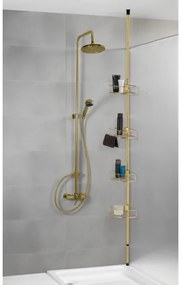 WENKO 24569100-Sarokpolc DOLCEDO 31x275 cm aranyszínű