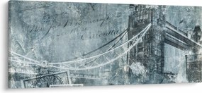 Kép - Tower Bridge hideg tónusokkal (120x50 cm)