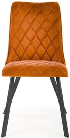 K-450 étkezőszék fahéj bársony szövet