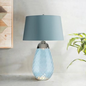 Elstead Lighting LENA LENA-TL-L-BLUE Asztali lámpa 1x60W/E27+7W/GU10 3000K 620LM