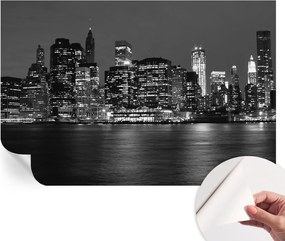 Modern öntapadós fali fotótapéta Éjszakai metropolisz 104x70 cm