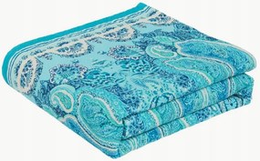 Bassetti ágytakaró pamut 255 cm x 180 cm kék