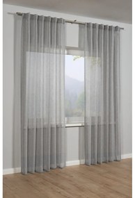 Szürke függöny 245x140 cm Natur - Gardinia
