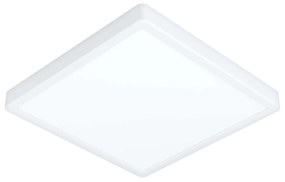 Eglo 30893 Fueva 5 fürdőszobai LED panel, felületre szerelhető, falon kívüli, 28,5 cm, fehér, kör, 2500 lm, 4000K természetes fehér, beépített LED, 20,5W, IP44, 285x285 mm