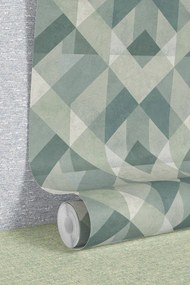 Esselle Home A La Mode Knoll szürke-törtfehér geometrikus vlies tapéta – 100623EH