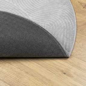 IZA szürke rövid szálú skandináv stílusú szőnyeg Ø 200 cm