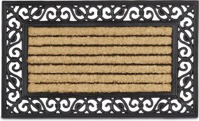 Lábtörlő Téglalap Alakú Kókusz 75 × 45 cm Csúszásgátló