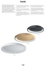 Redo 01-2675 - LED dimmelhető csillár kábellel ICONIC LED/60W/230V átm. 78 cm fehér