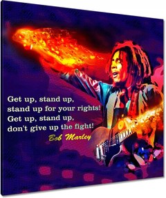 Vászonkép 90x90 Bob Marley egy koncerten