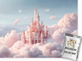 Fotótapéta Gyerekeknek Mesebeli Kastély Felhők A Lány Szobájába 150x105