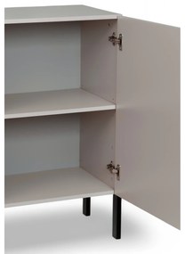 Komod fiokokkal Wezilo 184 cm - kasmír / fekete Lábak
