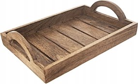 Fa Snack Tálca Tálaláshoz Fogantyúkkal 30,5X20,5 CM