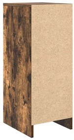 füstös tölgy színű szerelt fa cipőszekrény 29,5x34x76 cm