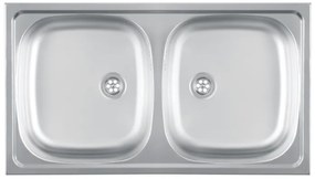 Luna Flex 2D 60 Kétmedencés Inox Mosogató