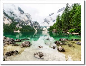 Poszterek keretben 40x30 Hegyi tó