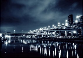 Fotótapéta Város hidak építészet modern belső tér 208x146 +ragasztó