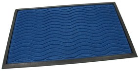 Textiltisztító szőnyeg Waves 45 x 75 x 0,8 cm, kék