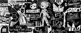 Kép - Graffiti (120x50 cm)