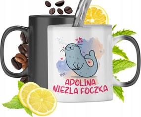 Mágikus bögre Apolina Fekete matt nyomott mintával 330ml