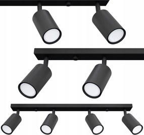 Függő lámpa Csillár Plafon Tuba Fém Led GU10 Acél Léc Alap