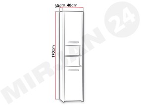 Fürdőszoba szekrény Nemezas N40 (fehér)  . 1103858