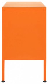 narancssárga acél TV-szekrény 105 x 35 x 50 cm