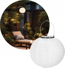 Napelemes led lámpa Selin 0,02W Meleg színben Fehér Összecsukható Gömb