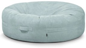 Mentazöld kordbársony babzsákfotel Roll 190 – SLOWDOWN