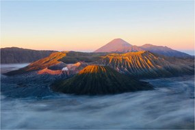 Kép a Bromo-hegyről Indonéziában (90x60 cm)
