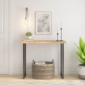 tömör akácfa téglalap alakú asztallap 100 x 40 x 2,5 cm