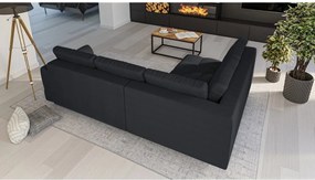 Sötétszürke sarokkanapé (bal oldali) Ariella – Ropez