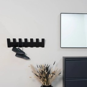 Fekete fém fali fogas Angle – Spinder Design
