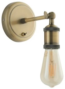 Endon 97245 - HAL fali irányítható spotlámpa 1xE27/10W/230V, sárgaréz