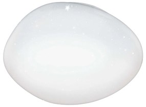 Eglo 900128 Sileras-Z mennyezeti lámpa, 43cm átmérő, csillogós, fehér, 2400 lm, 2700K-6500K szabályozható, beépített LED, 3x7,1W, IP20
