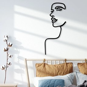 Woman fém fali dekoráció, 42×100 cm