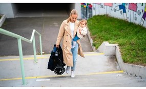 Lionelo - MIKA 2 az 1-ben kombinált babakocsi, tengerészkék