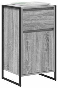 Széf fiókkal Szürke Sonoma 81 x 36 x 150.5 cm Faanyag