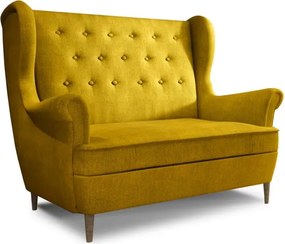 Sárga kanapé 150 cm Aros – ELTAP