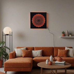LED-es fa festmény Mandala – háttérvilágítású mandala | BAKE