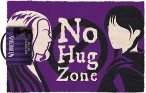Lábtörlő Wednesday "No Hug Zone" 40 x 60 cm