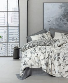 Hilaris Ranforce dupla ágyneműhuzat garnitúra 200 × 220 cm, antracit