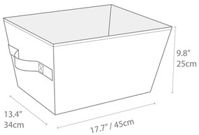 Textil tárolókosár 34,5x45x25 cm Soft Storage – Bigso Box of Sweden