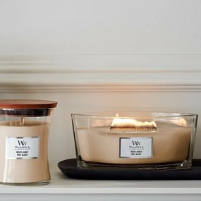 WoodWick illatos gyertya hajó White Honey, 453 g